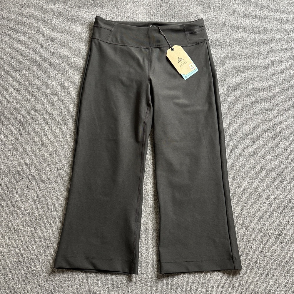 prAna Jara Capri Leggings Women's Medium NWT Yoga Athletic Pants Black